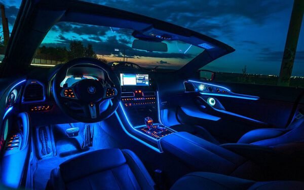Car LED Interior Strip Light, 16 Million Colors 5 in 1 wireless Mobile Control - Image 3